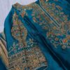 Teal Blue Silk Suit