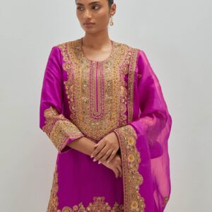 Premium Pink Silk Salwar Suit | Couture Craze