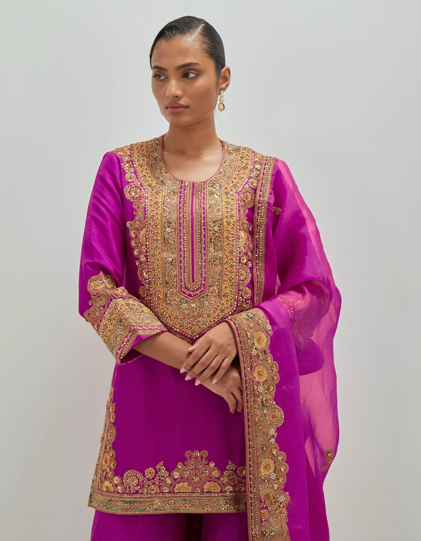 Premium Pink Silk Salwar Suit | Couture Craze