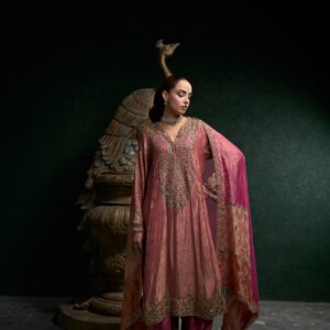 Rose Gold Metallic Tissue Suit